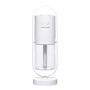 Humidificador USB con Luz Nocturna Proyectada de Sombra Mágica – Niebla Fresca, Rotación de 360° y Modos de Pulverización Doble