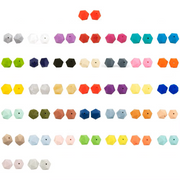 10 Piezas/Set Cuentas de Silicona para Mordedores de Bebé – Manualidades de Dibujos Animados DIY para Clips de Chupetes y Accesorios Masticables