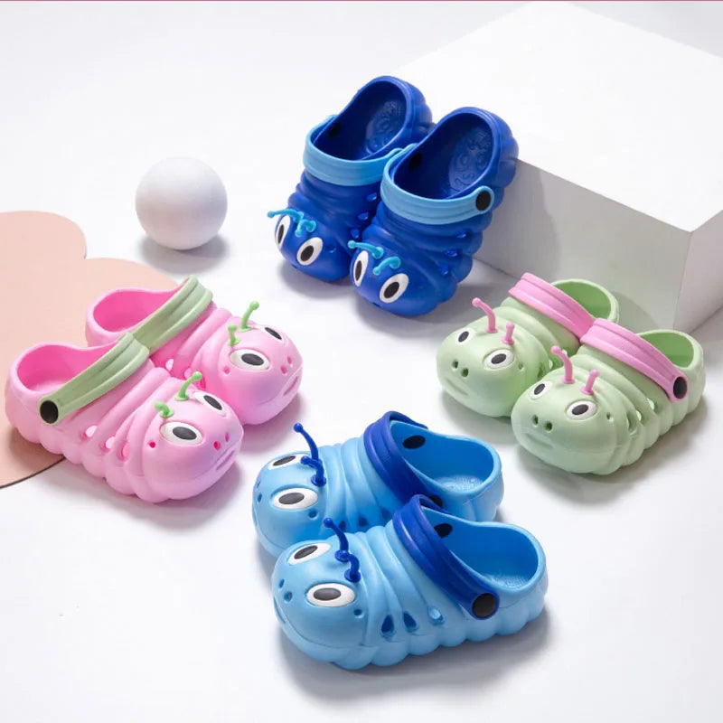 Cute Caterpillar Crocs Footwear for Baby and Kids