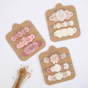 3Pcs/Set Artificial Flower Baby Headbands Girls