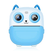 Kids Instant Print Camera (200 DPI), Cute Cartoon Digital Camera with 2.4" Screen, Thermal Inkless Printing, 1080P HD Video, and Built-in Filters (Best Gift for Boys & Girls)