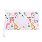 Baby Wet Wipe Pouch Portable Wipes Holder Case Flip Cover Snap