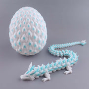 Crystal Dragon Fidget Toy – 3D Printed Articulated Dragon & Flexible Desk Collectible