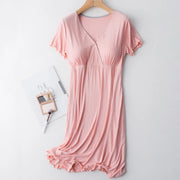 Modal Maternity Clothes Breastfeeding Nightgowns