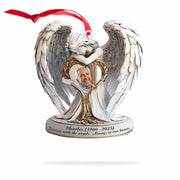 Personalized Angel Wings Memorial Acrylic Ornament