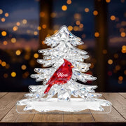 Personalized Christmas Cardinal Memorial Acrylic Plaque