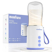 Portable Travel Baby Bottle Warmer – 2 Modes, 4 Temp Settings, 3×3800mAh Battery | Leak-Proof | Breastmilk & Formula