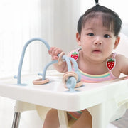Kids' Wood Ring Silicone Teether: Chewing & Photography Toy