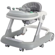 2-in-1 Baby Walker β Toddler Push Walker with Removable Feeding Tray & Musical Play Tray (Battery-Free), Foldable Design, Multiple Colors Available