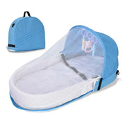 Portable Baby Bed with Mosquito Net – Foldable Bionic Travel Bassinet for Newborns – Ideal for Outdoor & Indoor Use