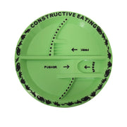 Constructive Eating Utensil Set and Plate for Kids, Dinneractive Fairy/Vines Themed Plate with Fork and Spoon, Making Mealtimes Fun and Engaging (BPA-Free)