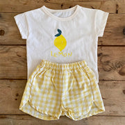 Conjuntos de pijamas de algodón sin mangas para bebé: ropa de casa de dibujos animados para el verano
