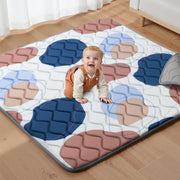 Extra Thick Baby Play Mat (50x50 in) for Playpen and Crawling, Superior Cushioning, Non-Slip Bottom, and Machine Washable Fabric