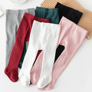 Pantimedias ajustadas para niñas - Medias elegantes con cintura elástica