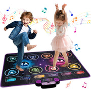 Kids Electronic Dance Mat – LED Light-Up Floor Pad with Music & 9 Difficulty Levels