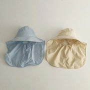 Quick-Dry Fisherman Hat: Cartoon Sunshade Cap for Kids