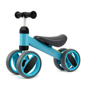 Baby Balance Bike 4 Wheels Toddler First Bike Infant Walker Riding Toys – 135° Safety Steering, Silent Wheels, Perfect for 1-2 Year Old