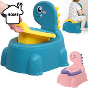 Dinosaur Potty Training Seat for Toddlers - High Back Support, Removable Pot, Anti-Skid Base