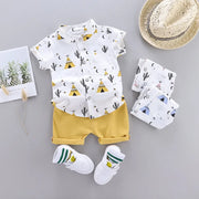 Conjunto Cool Pyramid Baby: Conjunto de camisa de manga corta