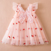 1Lovebaby's Princess Birthday Party Dress: Back Bow Wing Tulle Dress