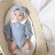 Collar Baby Bodysuit Set