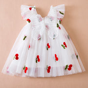 1Lovebaby's Princess Birthday Party Dress: Back Bow Wing Tulle Dress