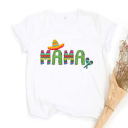 Trajes familiares a juego con estampado MAMA/ONE para cumpleaños