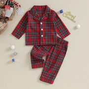 Conjunto de pijama navideño para niños