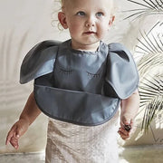 Soft PU Baby Infant Bibs With Pocket