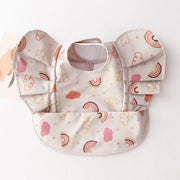 Soft PU Baby Infant Bibs With Pocket