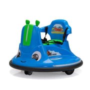 12V Electric Kids Ride-On Bumper Car – 360° Spinning, LED Lights, Music & Parental Remote for Ages 3–8
