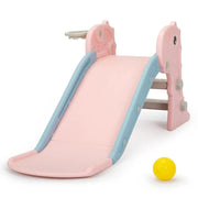 3-in-1 Dinosaur Slide Set for Toddlers – Active Play with Basketball Hoop & Multiple Slides