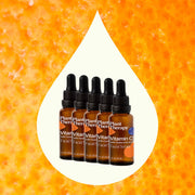 Vitamin C with Hyaluronic Acid Facial Serum 5-Pack