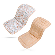 Cojín de algodón suave para cochecito de bebé – Forro de asiento transpirable y reversible para bebés – Ajuste universal para cochecitos, asientos de coche y más