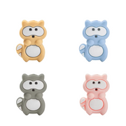 10 Piezas/Set Cuentas de Silicona para Mordedores de Bebé – Manualidades de Dibujos Animados DIY para Clips de Chupetes y Accesorios Masticables