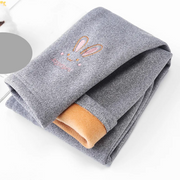 Lindos leggings de conejo: cálidos y acogedores para niñas (otoño/invierno)
