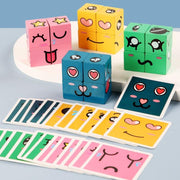 Puzzle Building Expression Cubes