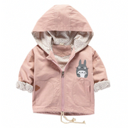 Anime Mice Print Hoodie Jacket