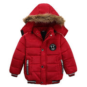 Evolutions Fur Hoodie Insulated Down Coat