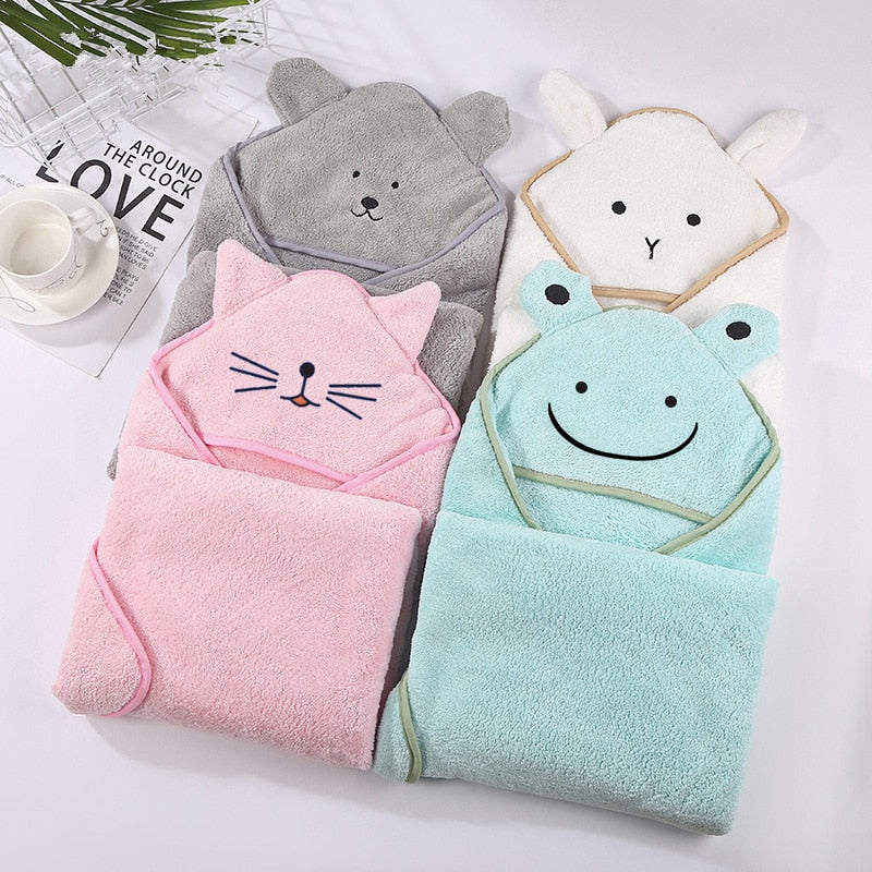 Soft cartoon Baby Bath Towel and Beach Towels – 1lovebaby