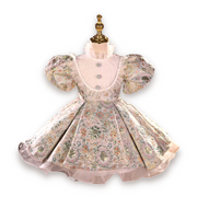 Puff Sleeves Retro Style Princess Ball Gown