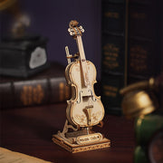 Rompecabezas de madera 3D | Batería Saxofón Acordeón Violonchelo | Regalo para sus hijos y adultos
