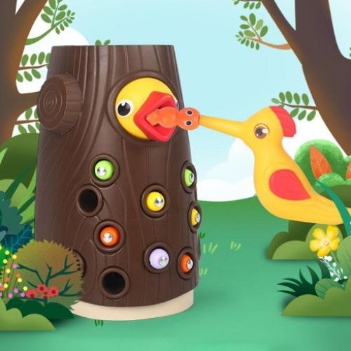 Woodpecker Worm Feeding Game Toys – 1lovebaby