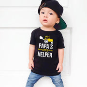 Papa and Papa's Little Helper - Camiseta a juego para papá e hijo