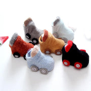 Non-slip Glue Cartoon Car Socks For Baby