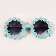 Trendy Sunglasses and Cute Bow Headwear Set for Kids