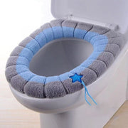 Universal Toilet Seat Cover Soft Removable Zipper With Flip LidHandle