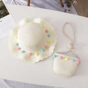 Adorable Set of Summer Bag and Hat for Kids