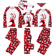 Conjunto de pijamas a juego para familia, bufanda para madre, padre, niños y perros