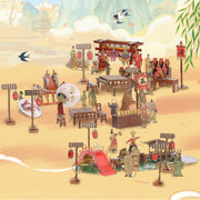 3D Metal Puzzle |  Tang Dynasty Scenery | Educational Toys